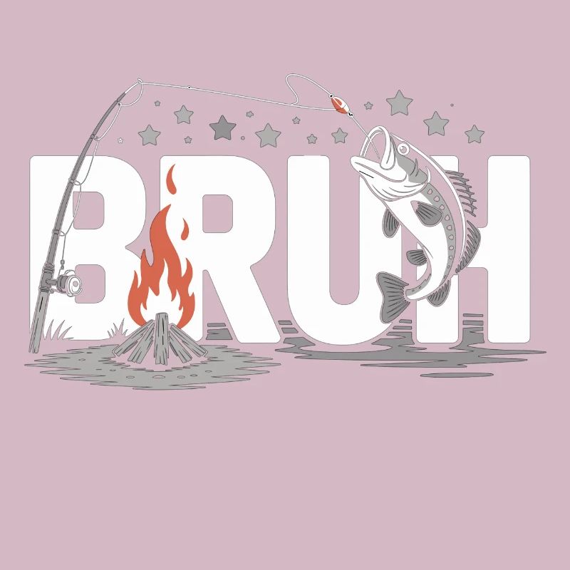 Bruh Campfire and Fish