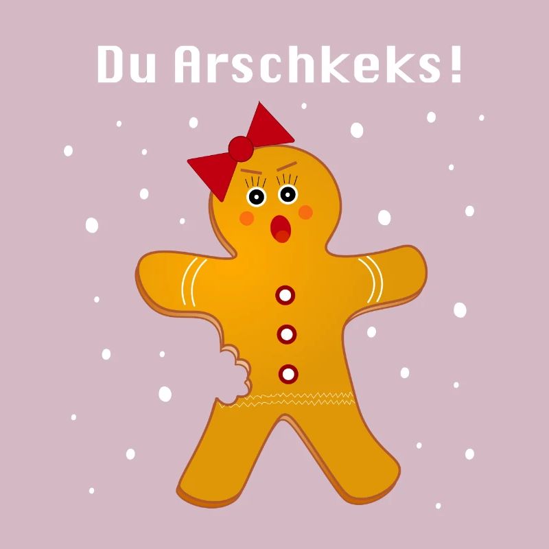 Lustiger Weihnachtspullover - Lebkuchen