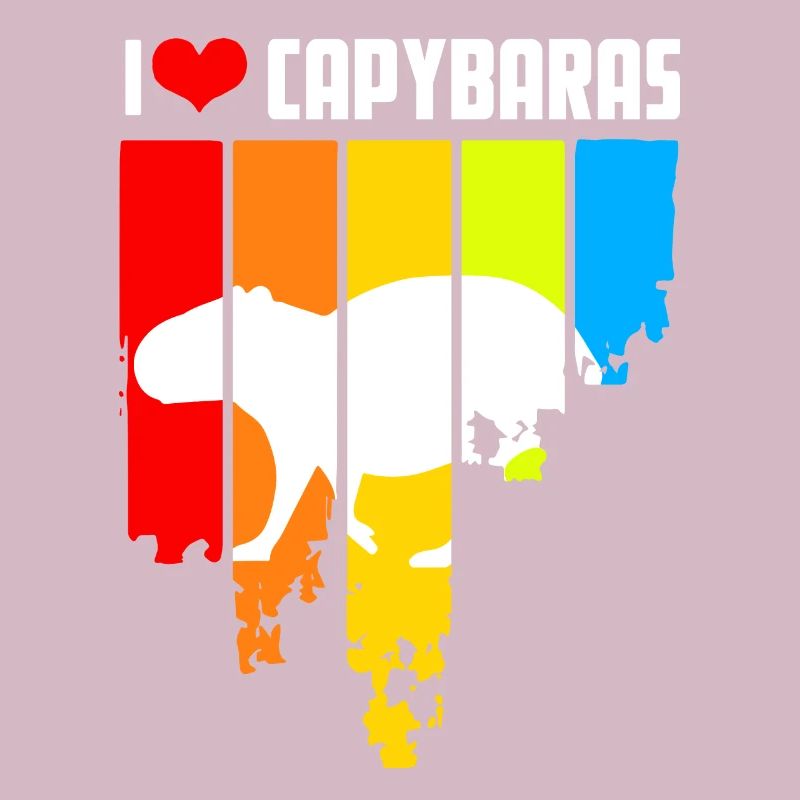 Retro Capybara Design