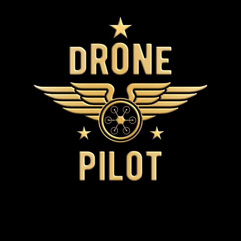 Emblème de pilote de drone / pilote de drone