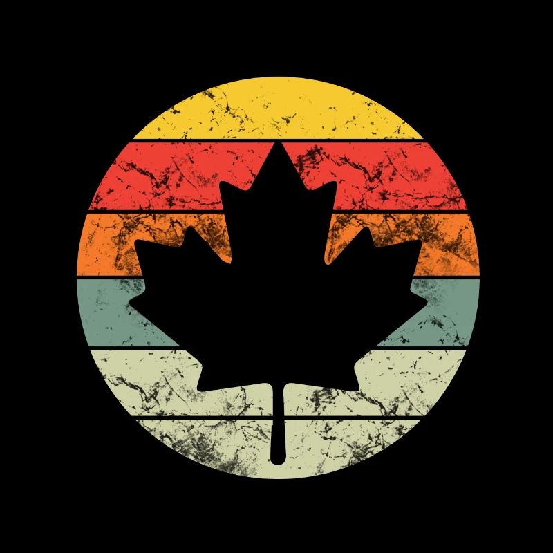 Canada Feuille d’érable Drapeau Amérique du Nord