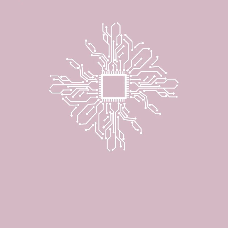 Platine Chip Circuitboard mit CPU Computer Design