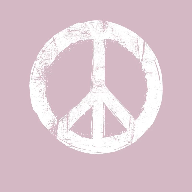 Retro Design Friedenszeichen Peace Zeichen
