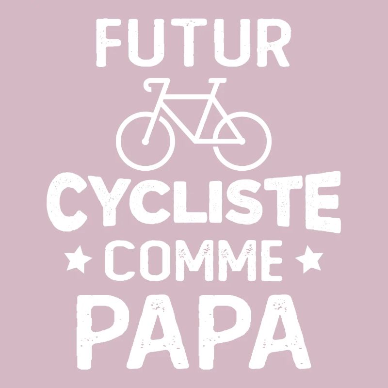 Futur cycliste comme papa