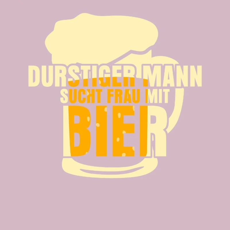 Bier Durstiger Mann Biertrinker