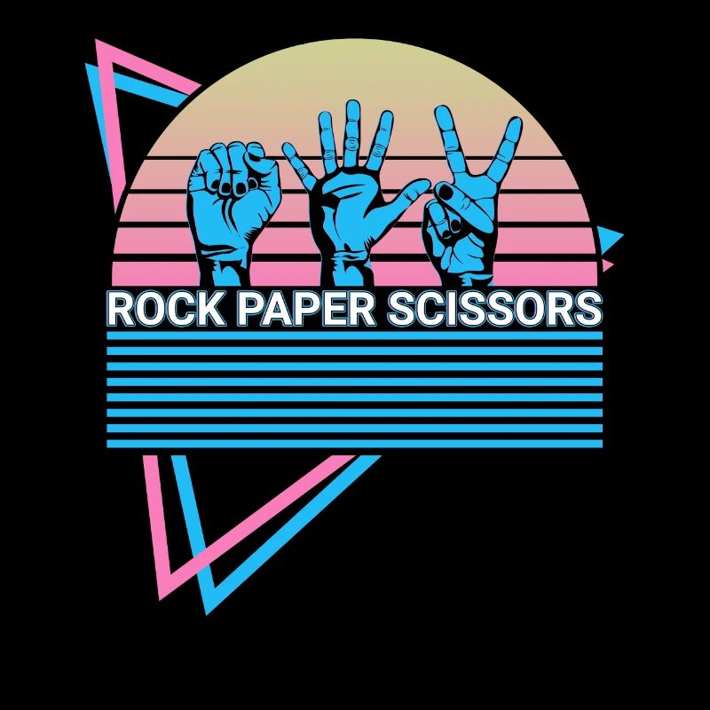 Rock Paper Scissors Retro