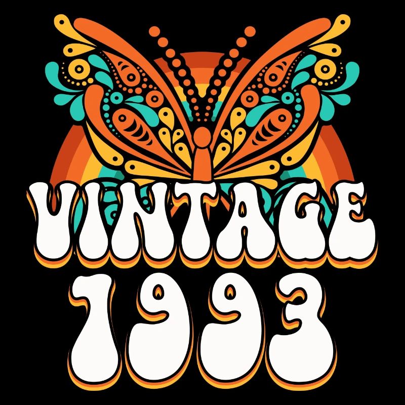 Retro Style 1993 Damen 30 Jahre Jubiläum