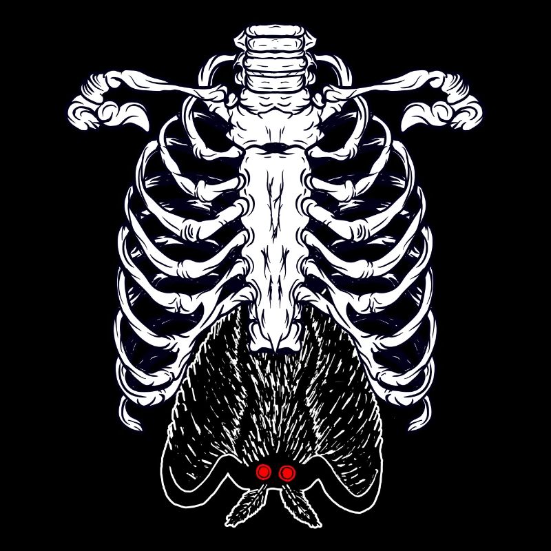 Mothman Skelett Kryptide Kryptozoologie