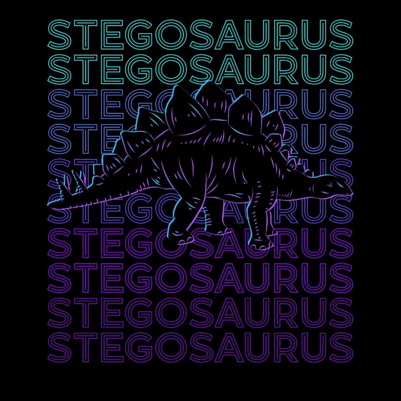 Stegosaurus Dinosaurier Retro