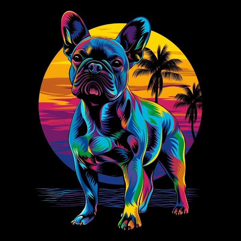 Bouledogue français Frenchie chien plage Bain de soleil