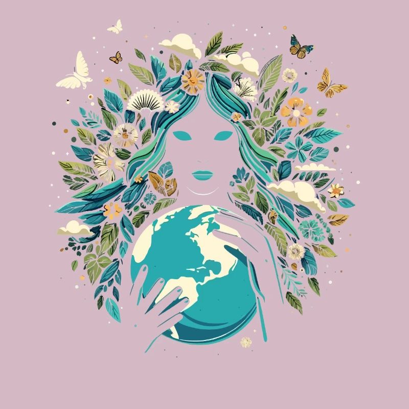 Déesse Grecque Païenne Terre Mère