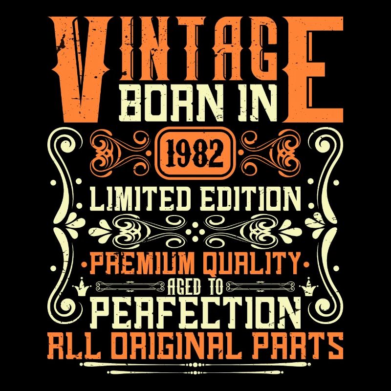 1982 Né en 1982 - Année de construction 1982 Anniversaire 1982