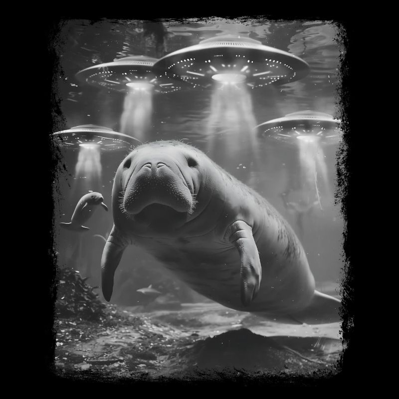Manatee Floaty Potato UFO Alien Alien S