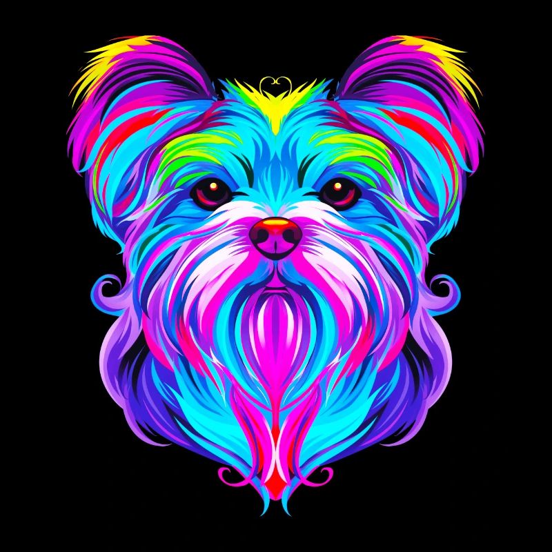 Malteser Hund Popart