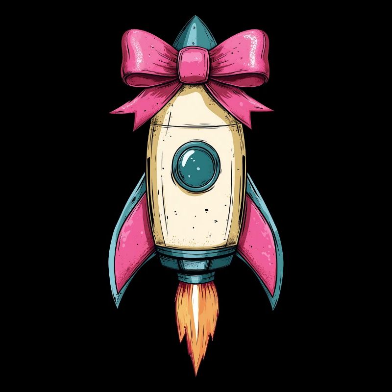 Coquette proue fusée spatiale navette spatiale