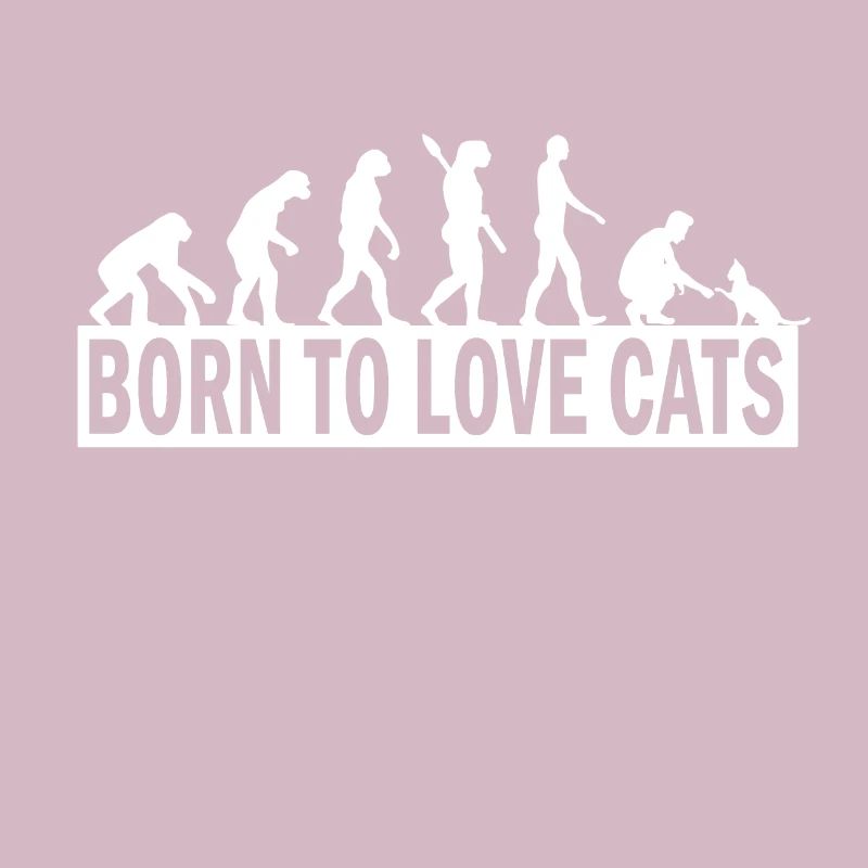 Katze Evolution Katzenliebhaber Geschenk