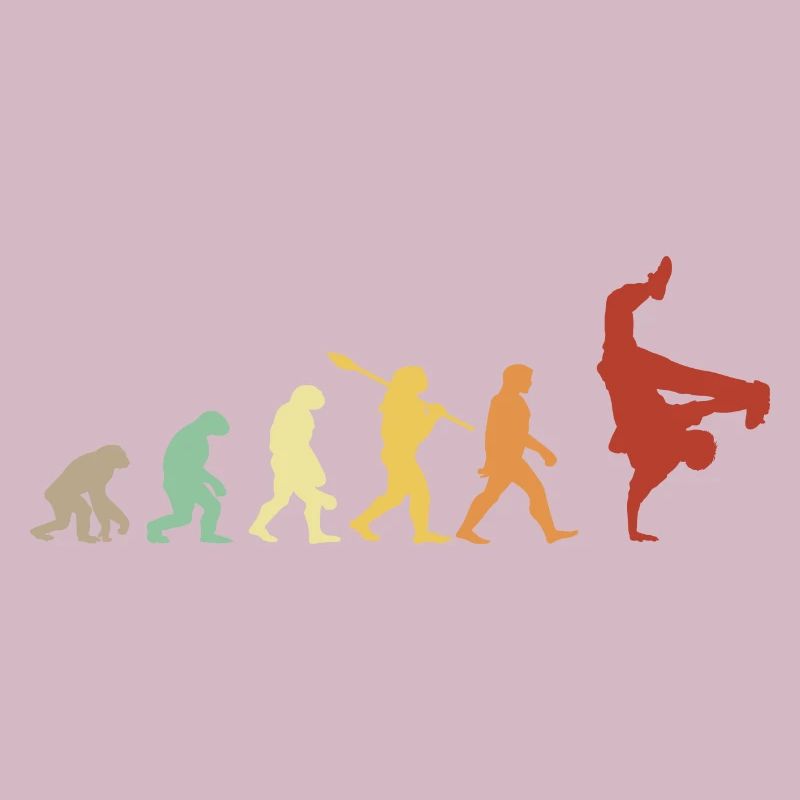 Evolution Hip Hop Breakdance - Hip Hop Geschenkidee