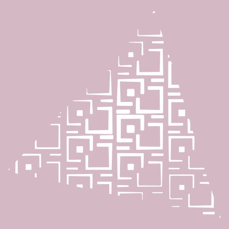 Abstract triangle pattern