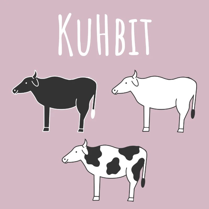 Quantencomputing mit Kühen Lustig Geschenk Kuhbit