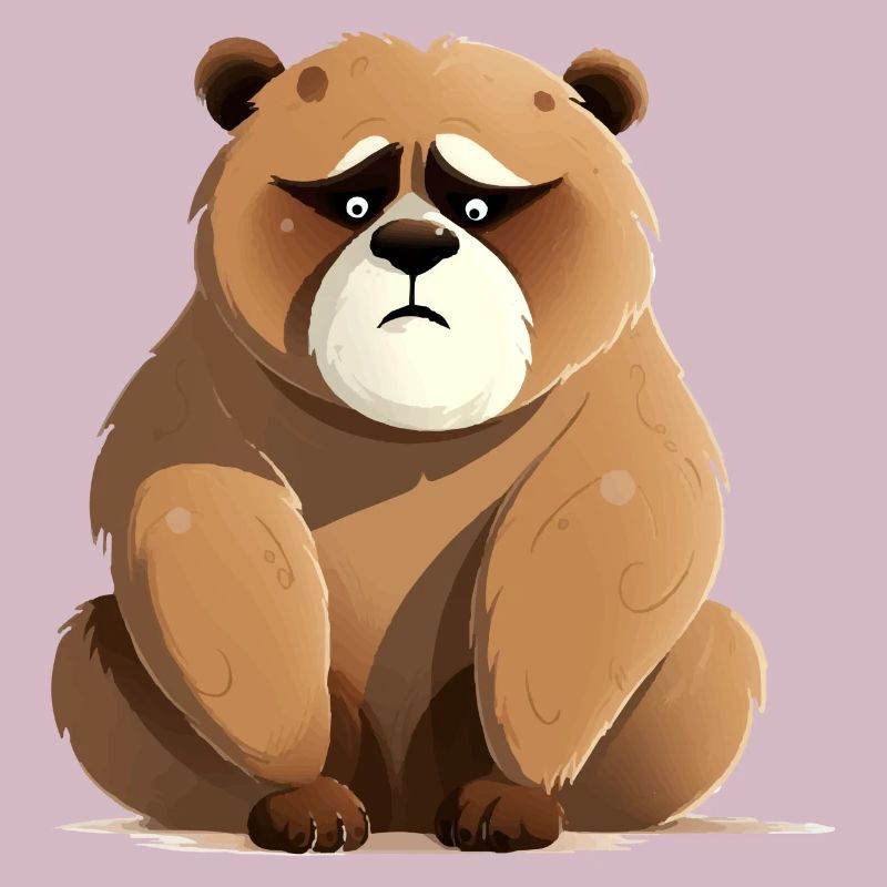 Bibi the grumpy bear
