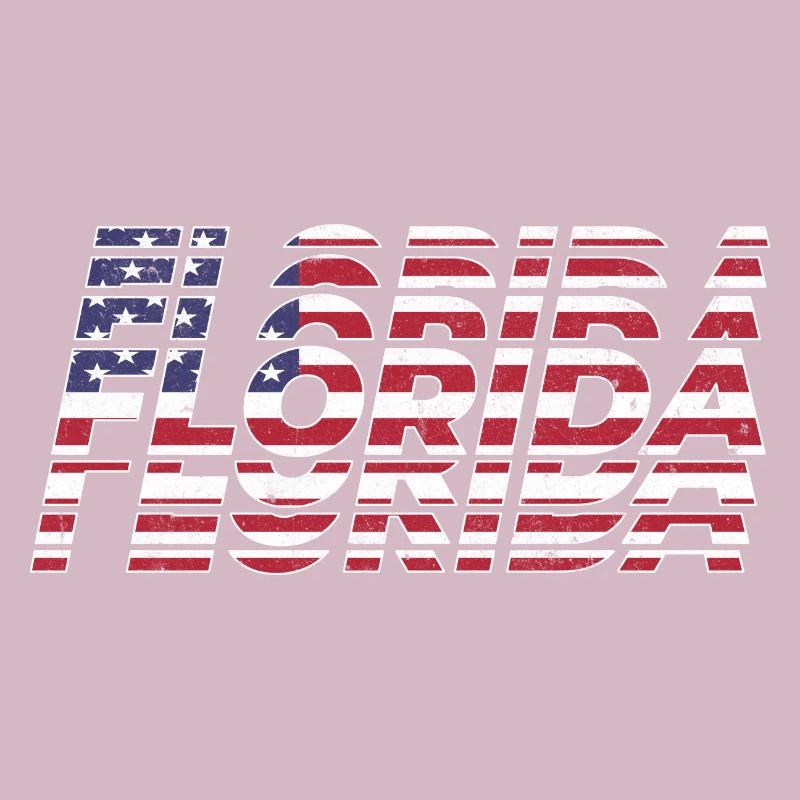 Patriotic Florida State Flags