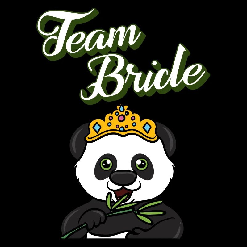 Fête de poule m. Panda, ours panda