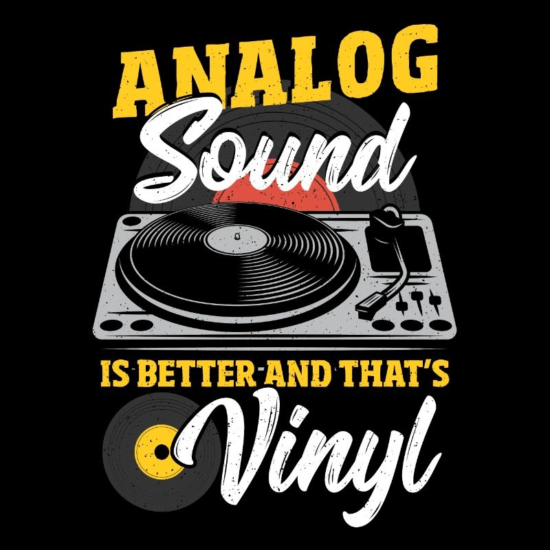 Le son analogique est meilleur et c’est du vinyle -