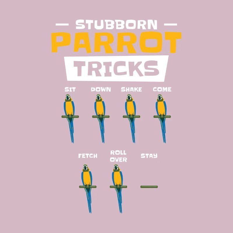 Ara Birdnerd Pet Tricks Perroquet persistant