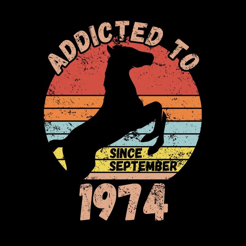 Geburtstag Pferde Reiten September 1974