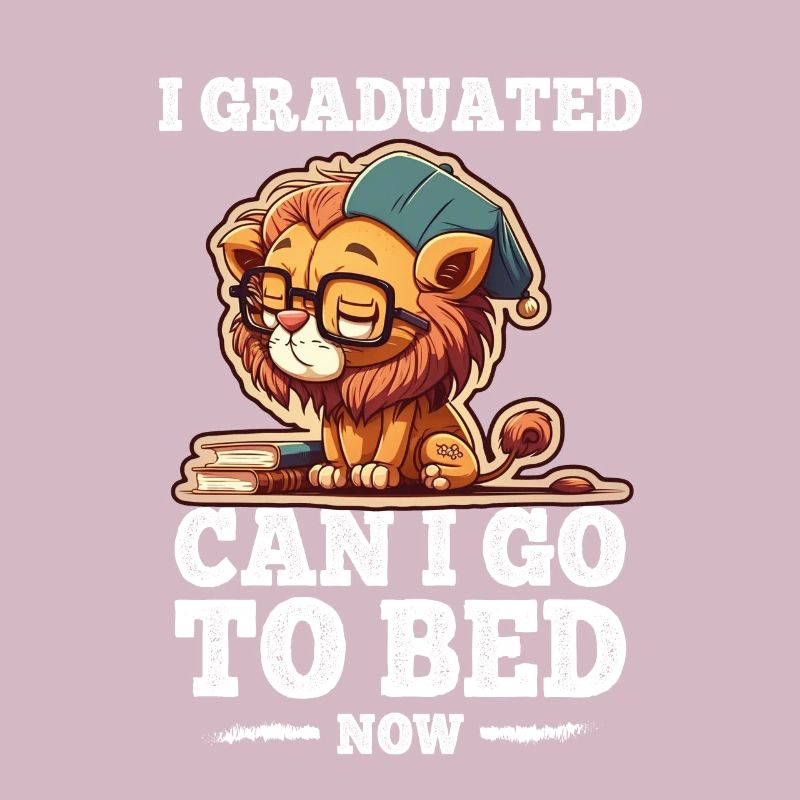 Graduation Sleeping Leo Uni Master Bachelor School