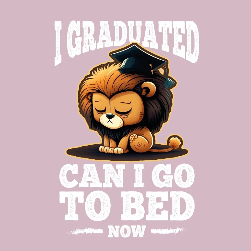 Graduation Sleeping Leo Uni Master Bachelor School