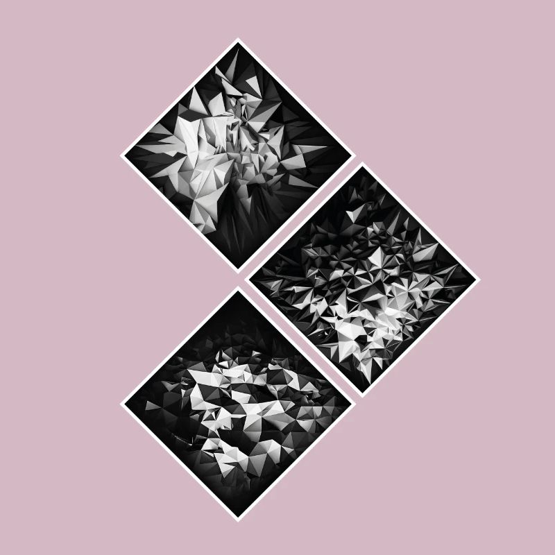 Polygon Geometrisch Abstrakt Herz