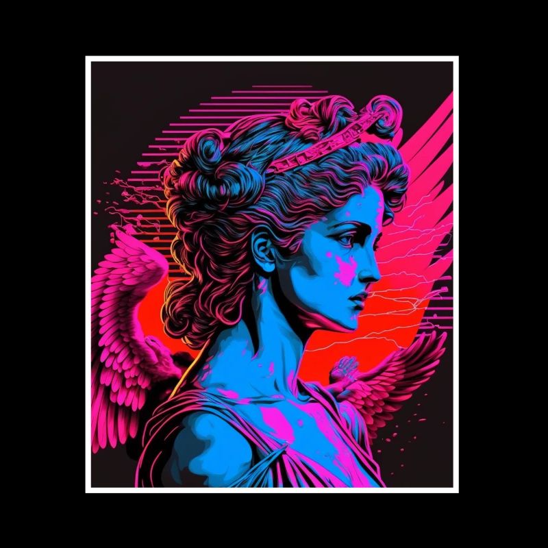 Vaporwave gresk mytologi Gud Neon Olympus