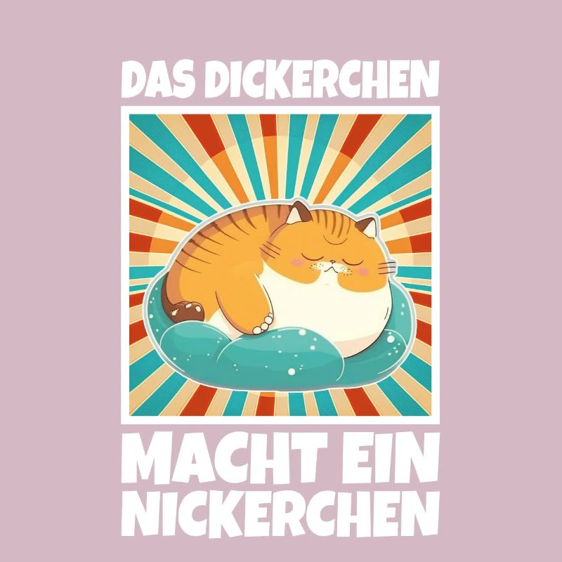 Das Dickerchen macht ein Nickerchen Katze Schlafen