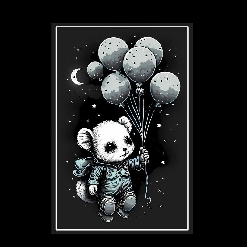 Mouse Hamster Space Astronaut Planet Spaceman