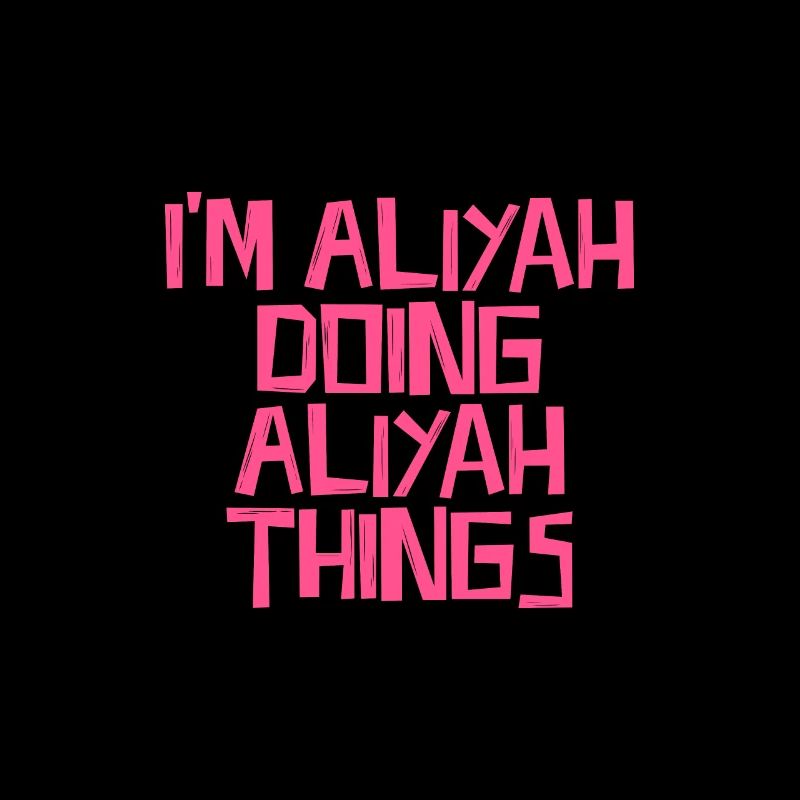 Je fais des choses d’Aliyah