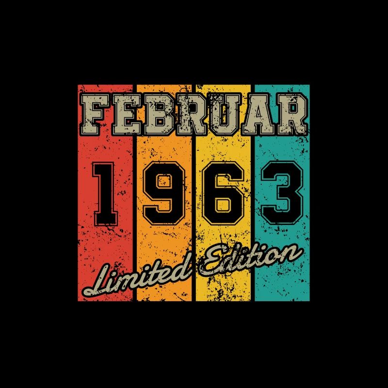 Date de naissance : Février 1963 - Édition limitée rétro