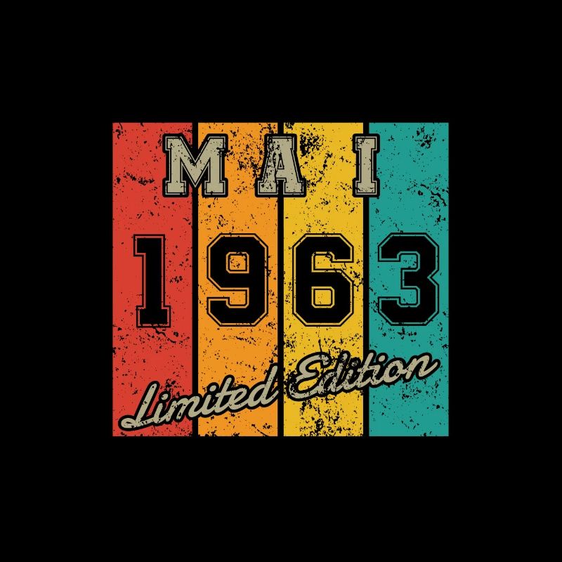 Date de naissance : Mai 1963 - Édition limitée rétro