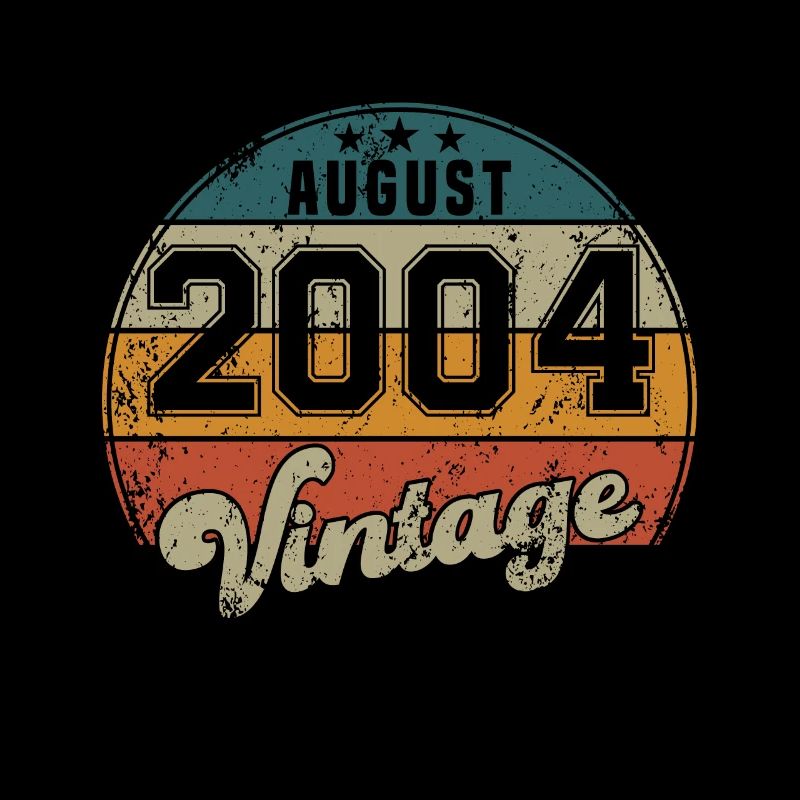 Vintage Geburtstag - August 2004 - Geschenkidee
