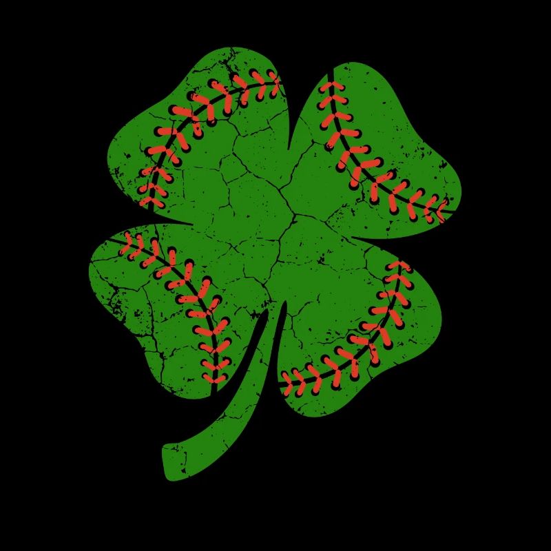 Baseball St Patricks Day, trèfle feuille, trèfle