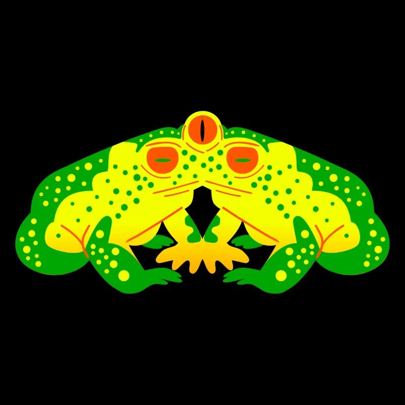 Spacy and psychedelic Frog
