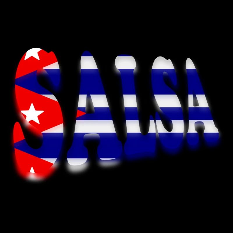 Drapeau Salsa Cuba