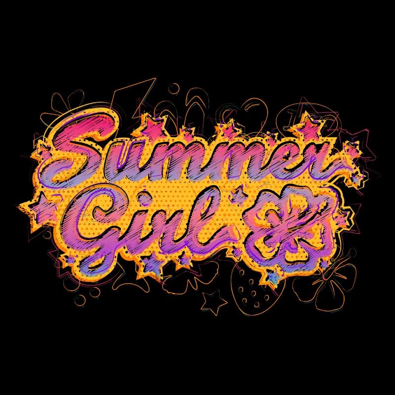 Summer Girl (lettrage)