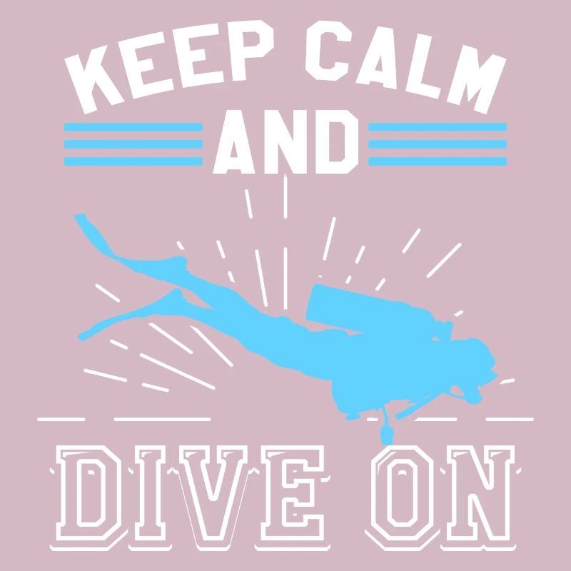 Keep Calm Diving Scuba Diving Gift Sport