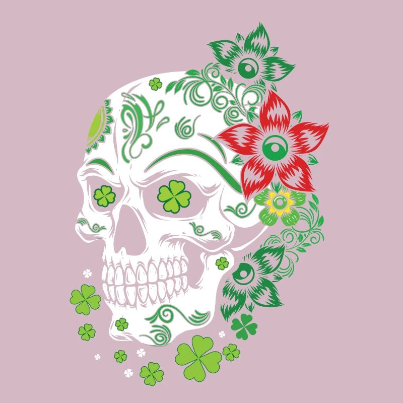 Sugar Bone Floral Shamrock Saint Patrick Day