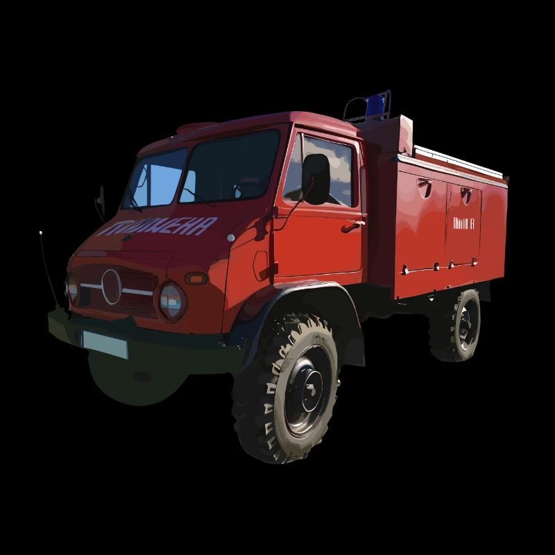 Fire Brigade Unimog - Fire Truck - Fire Brigade Unimog