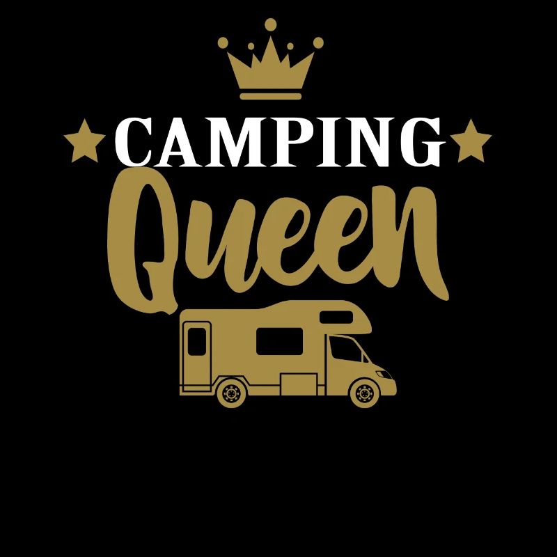 Camper Camping Queen Partnerlook Geschenk