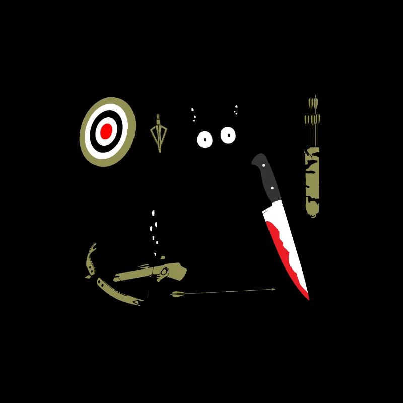 Bowhunting Because Murder Is Wrong Schwarze Katze