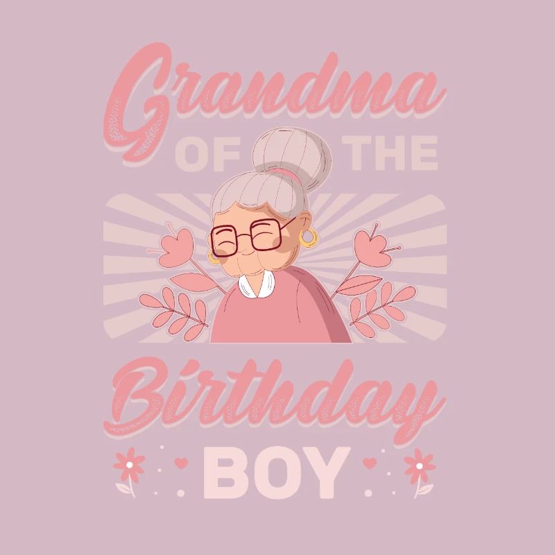 Grand-mère de l’enfant d’anniversaire