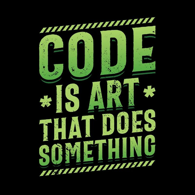 Le code est un art qui fait quelque chose, la programmation